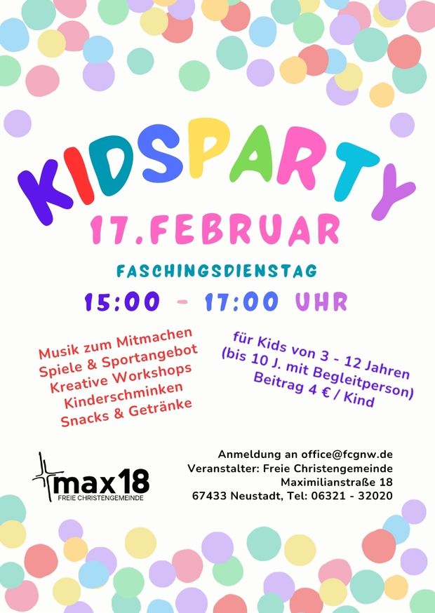 Kidsparty 17. Februar